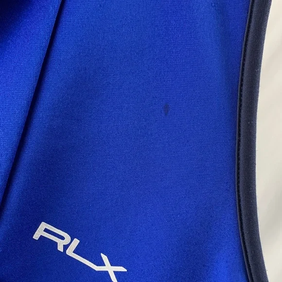 Ralph Lauren RLX Royal Blue Golf Performance Vest Men’s L Preppy Sporty Athletic